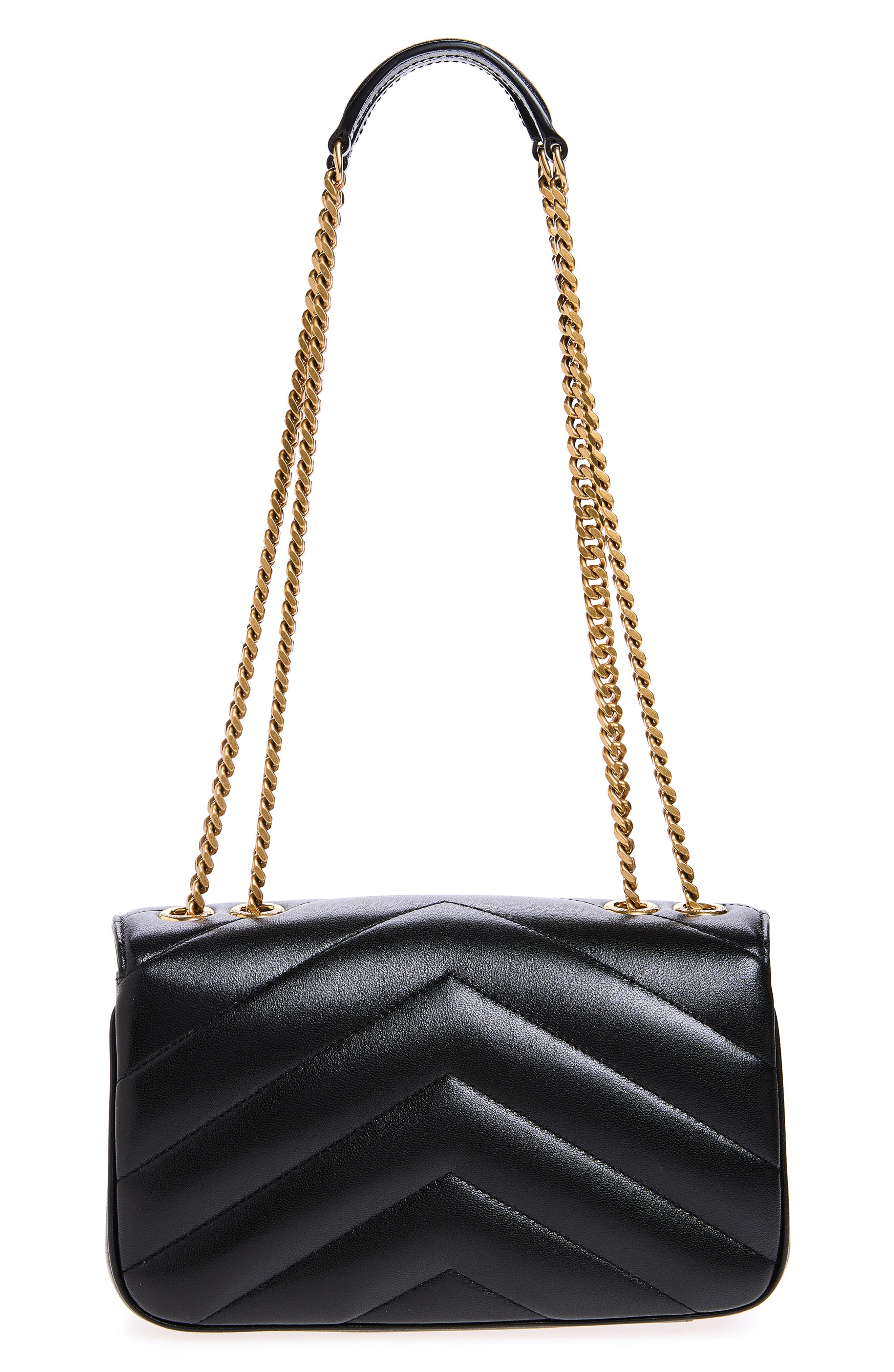 Saint Laurent Small Loulou Quilted Leather Shoulder Bag, Alternate, color, 