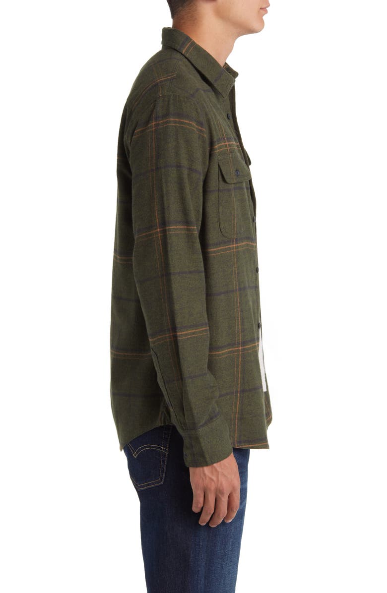 Treasure & Bond Trim Fit Plaid Flannel Shirt, Alternate, color, 