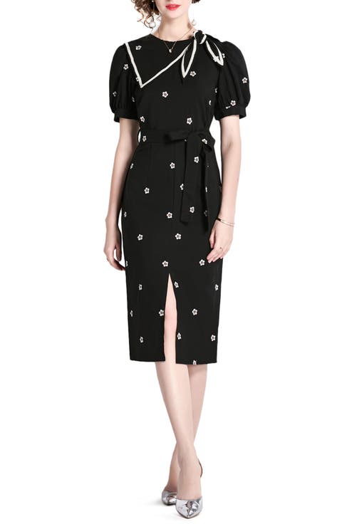 Collared Short Sleeve Dress