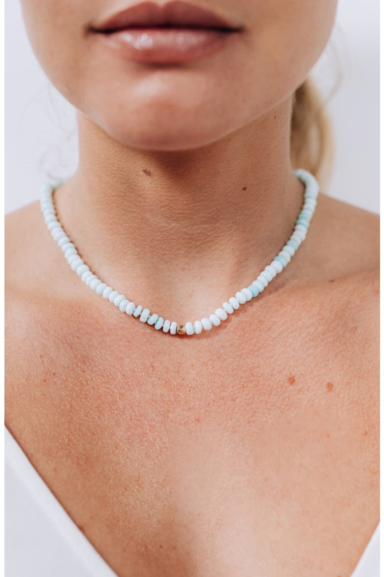 Boheme Opal Beaded Necklace, Alternate, color, PERUVIAN OPAL