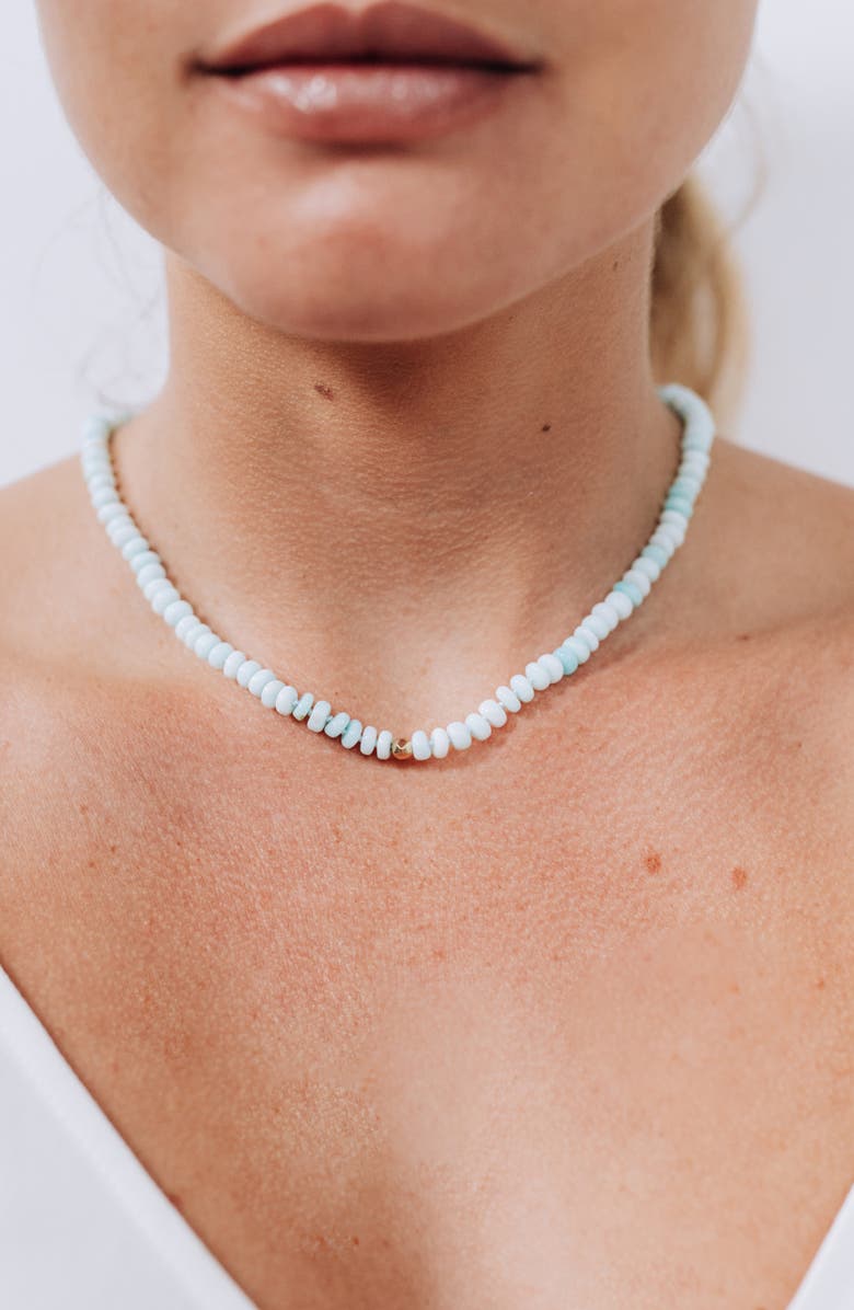 Anzie Boheme Opal Beaded Necklace, Alternate, color, Peruvian Opal