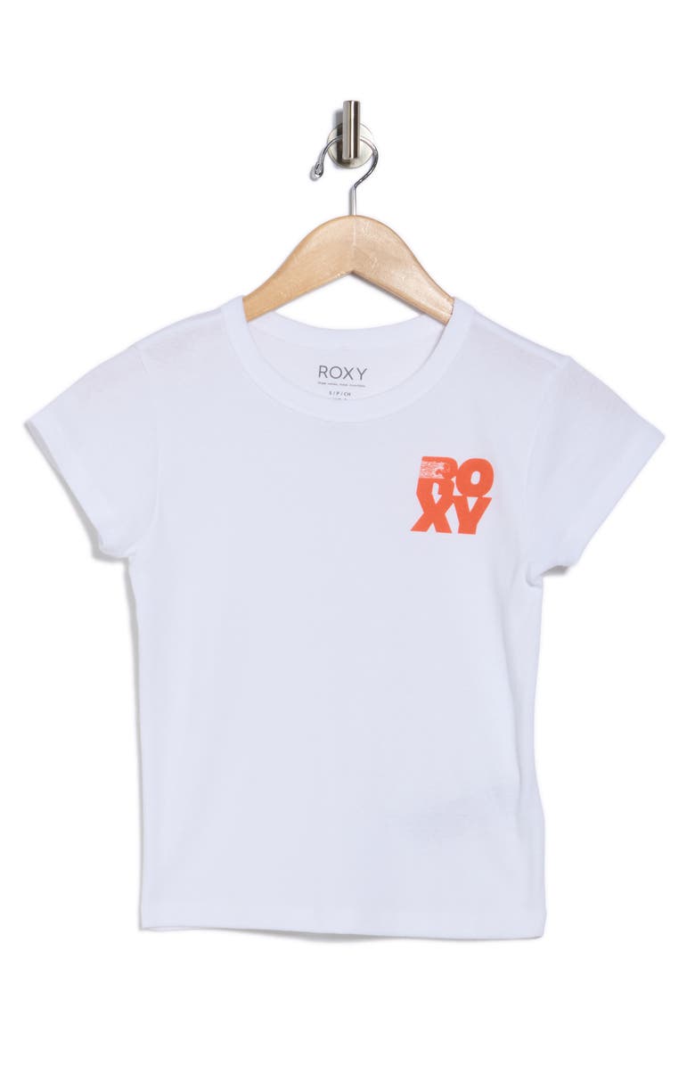 Roxy Wave Rib T-Shirt, Alternate, color, Bright White