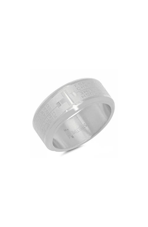 Men's I Can Do All Stainless Steel Ring