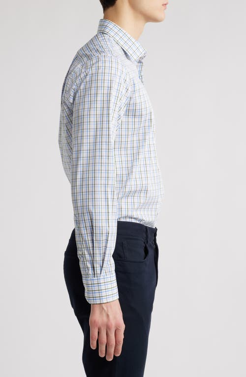SCOTT BARBER SCOTT BARBER PERFORMANCE BUTTON-UP SHIRT