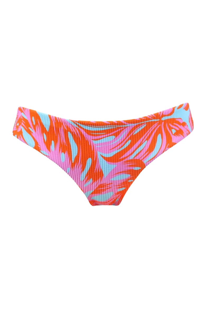 Chloe Bikini Swim Bottoms, Alternate, color, PALM DAZE RIB