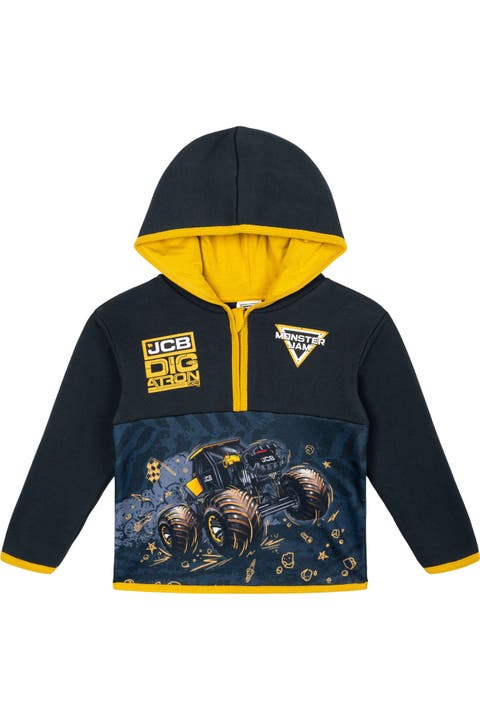 Half Zip Fleece Hooded Sweatshirt (toddler, Little Kid & Big Kid)