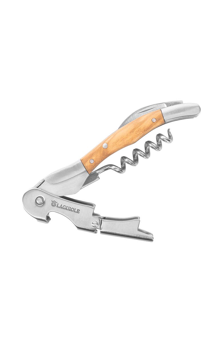 AU NAIN Olive Wood Corkscrew, Alternate, color, Wood