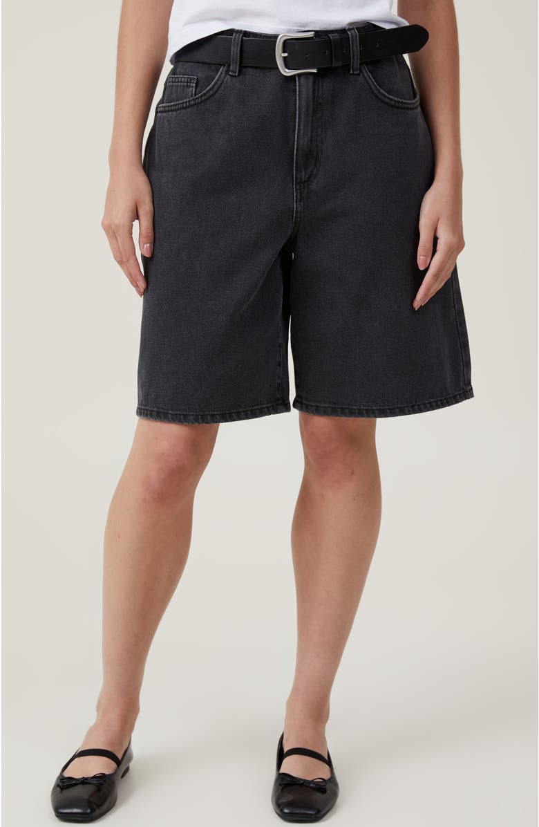 Cotton On Women's Super Baggy Denim Jort, Main, color, 
