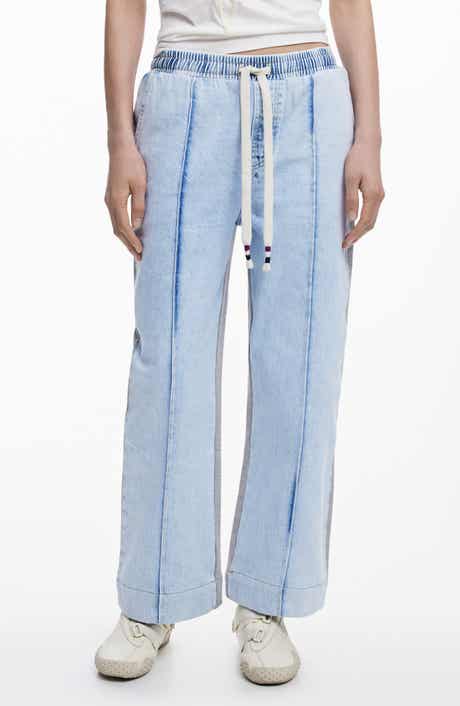 Desigual Drawstring Straigh Leg Jeans