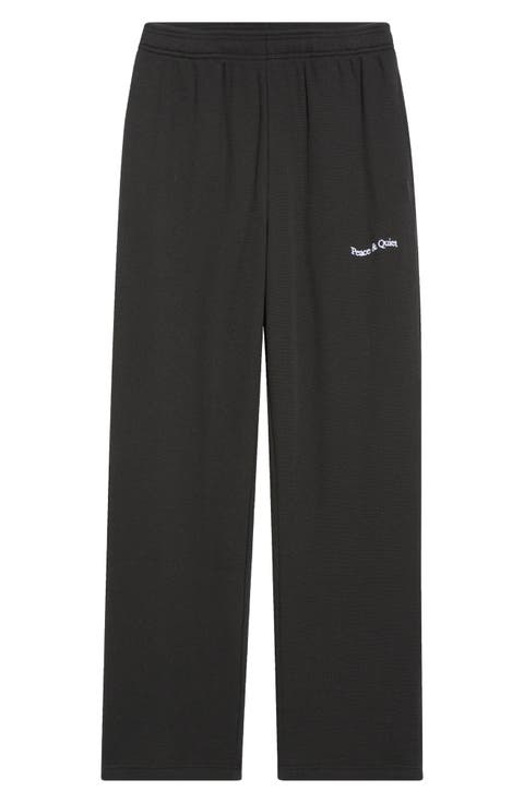 Wordmark Waffle Stitch Pants
