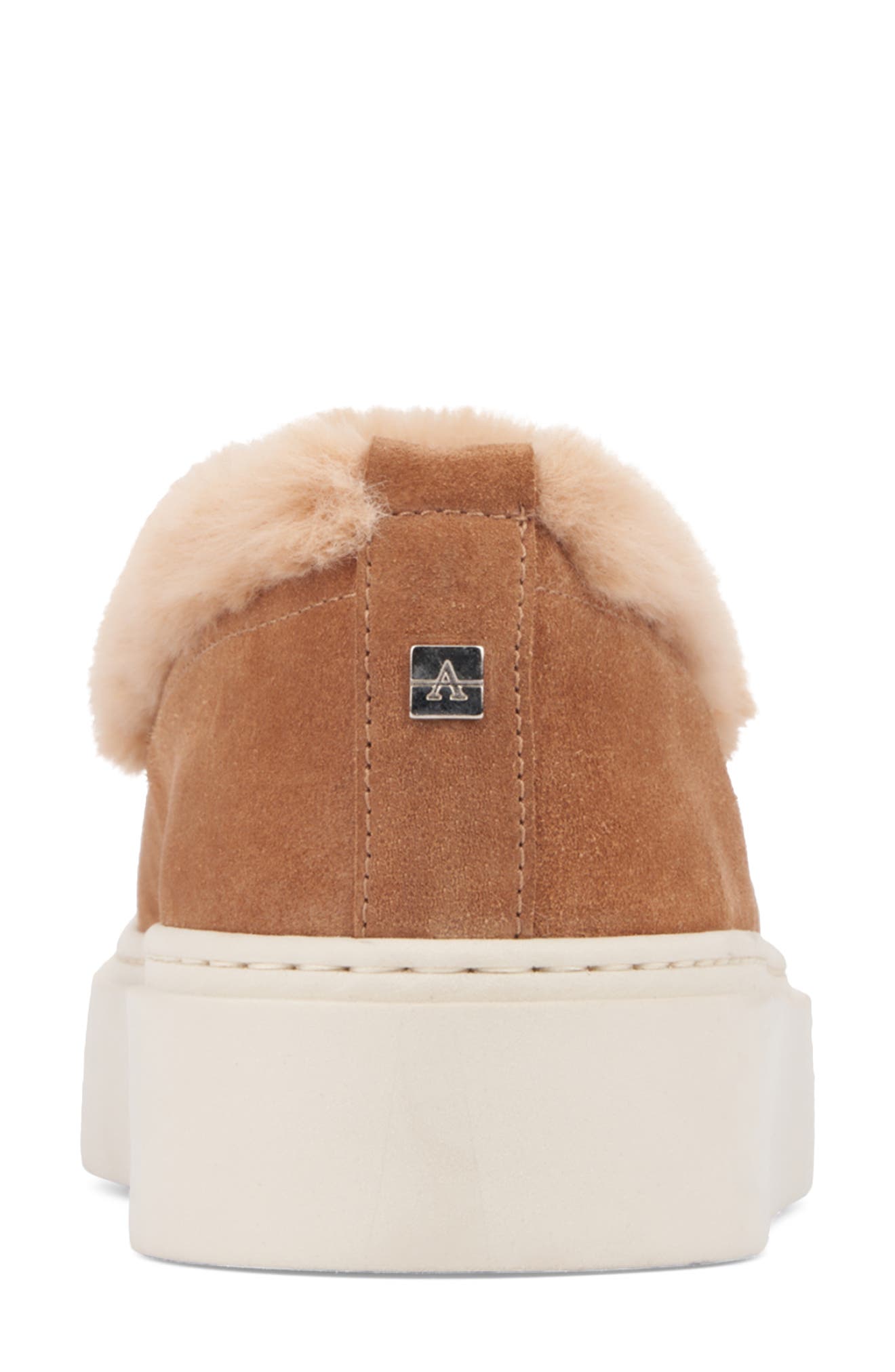 Aquatalia Letty Faux Fur Lined Slip-On Shoe, Alternate, color, 