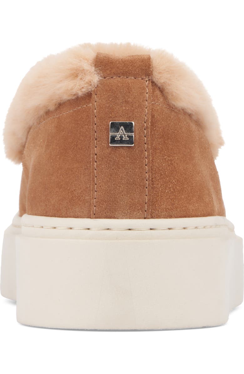 Aquatalia Letty Faux Fur Lined Slip-On Shoe, Alternate, color,