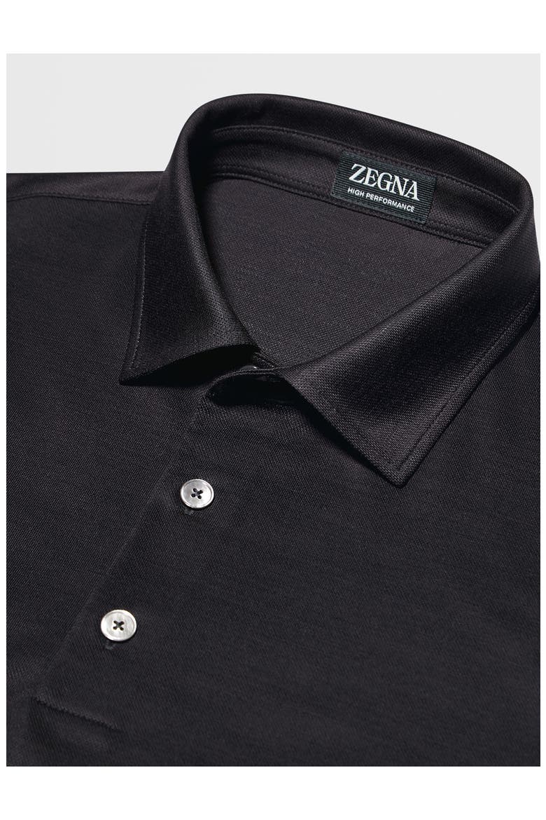 High Performance™ Wool Polo, Alternate, color, NAVY