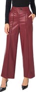 Parker Faux Leather Wide Leg Pants