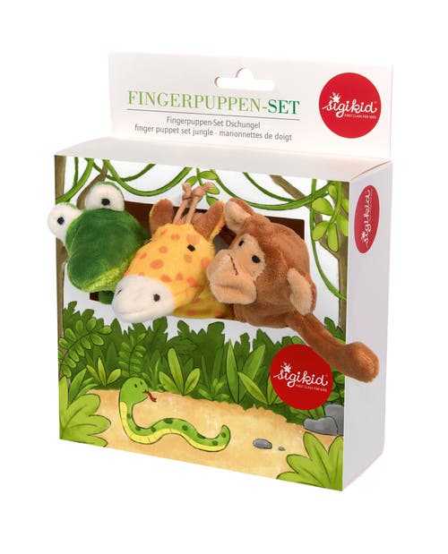 SIGIKID SIGIKID FINGER PUPPET SET JUNGLE