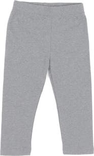 Leveret Girls Cotton Leggings, Solid Colors