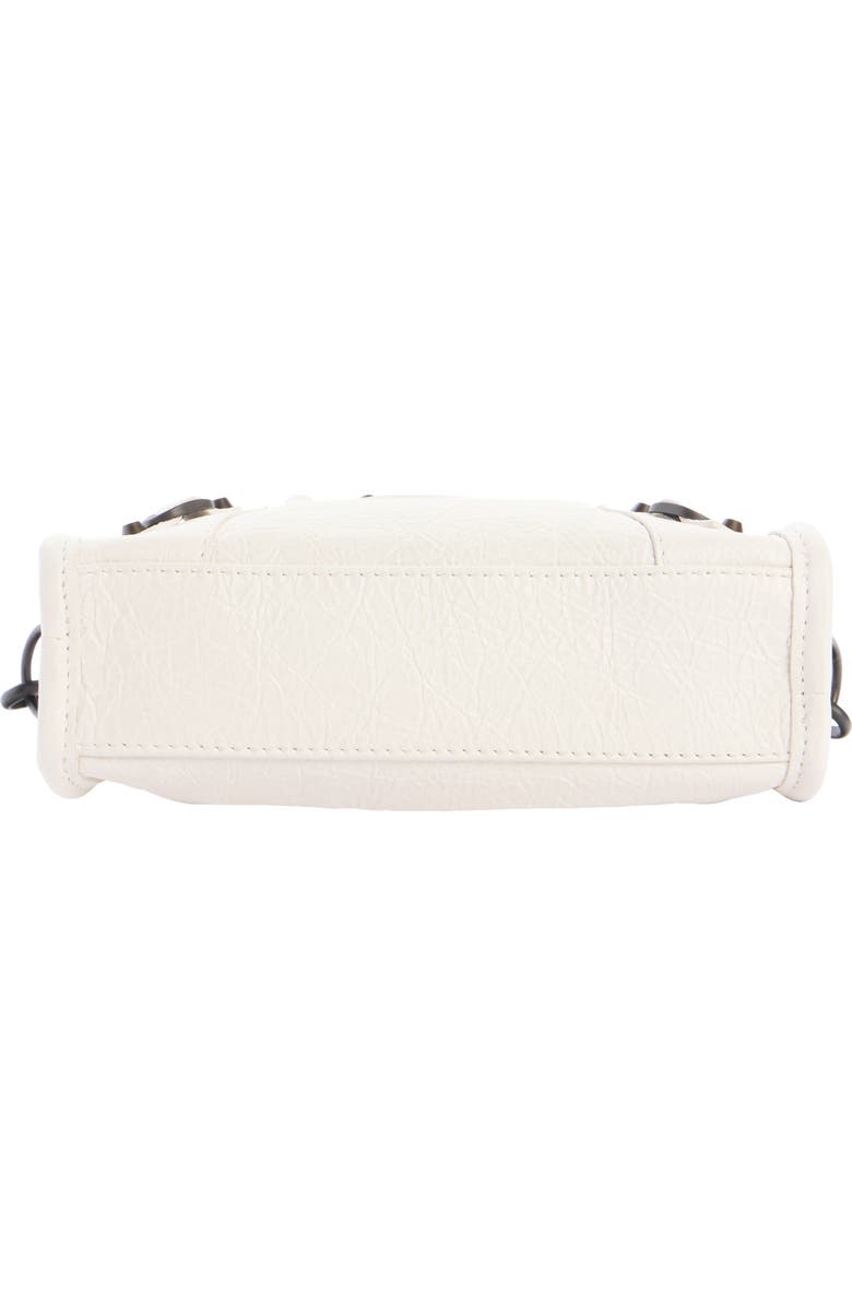 Balenciaga Nano Le City Leather Convertible Crossbody Bag, Alternate, color, 9104 White