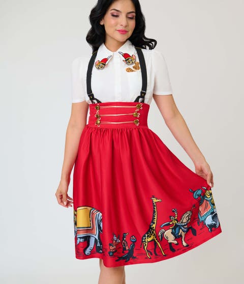 Suspender Swing Skirt