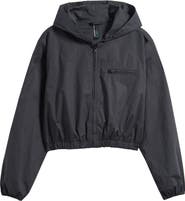 SKIMS Swiss Cotton Crop Zip Hoodie