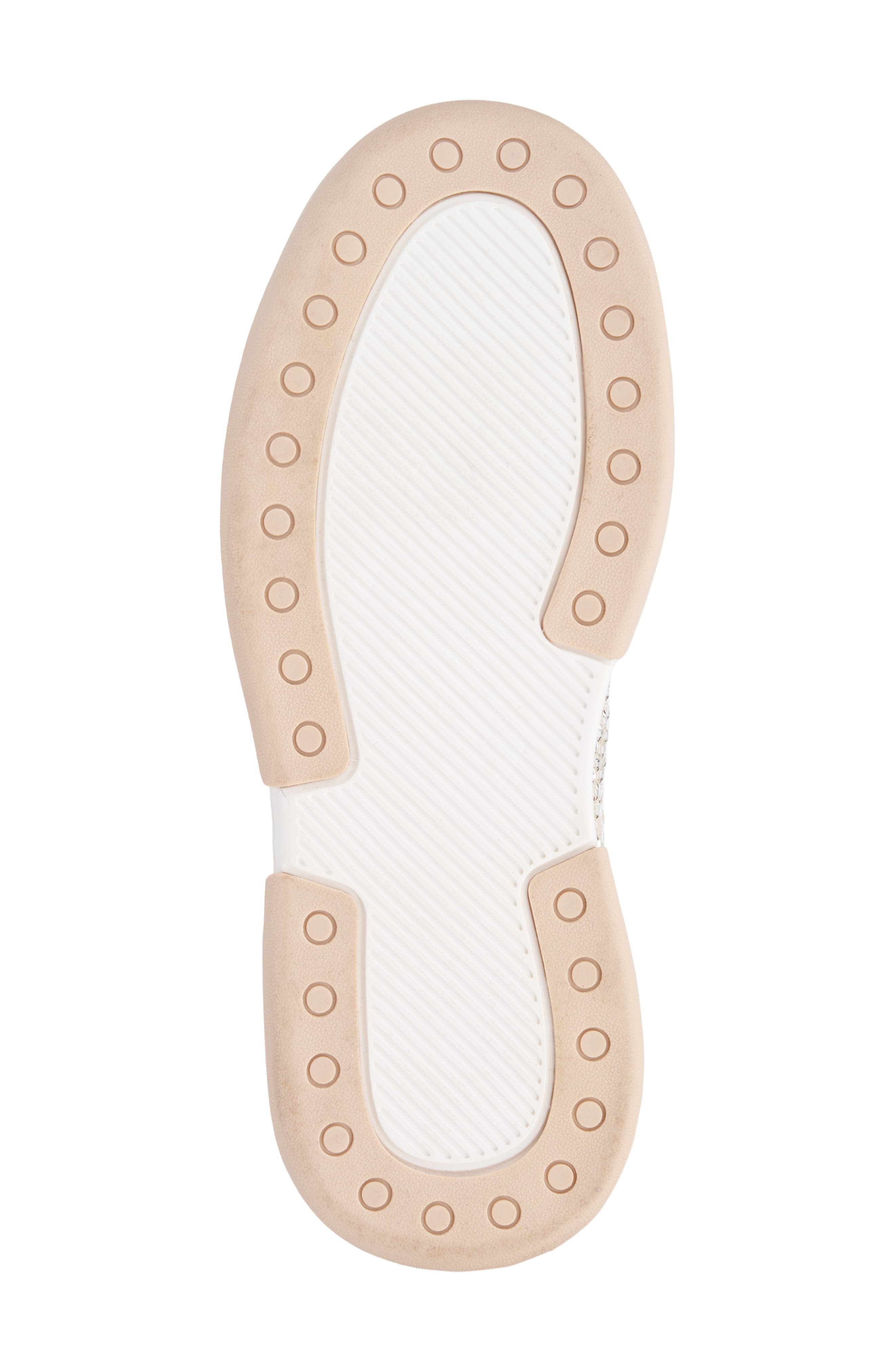 OLIVIA MILLER Lunar Rays Rhinestone Sneaker, Alternate, color, Tan