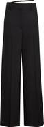 TOM FORD Grain de Poudre Belted Straight Leg Pants
