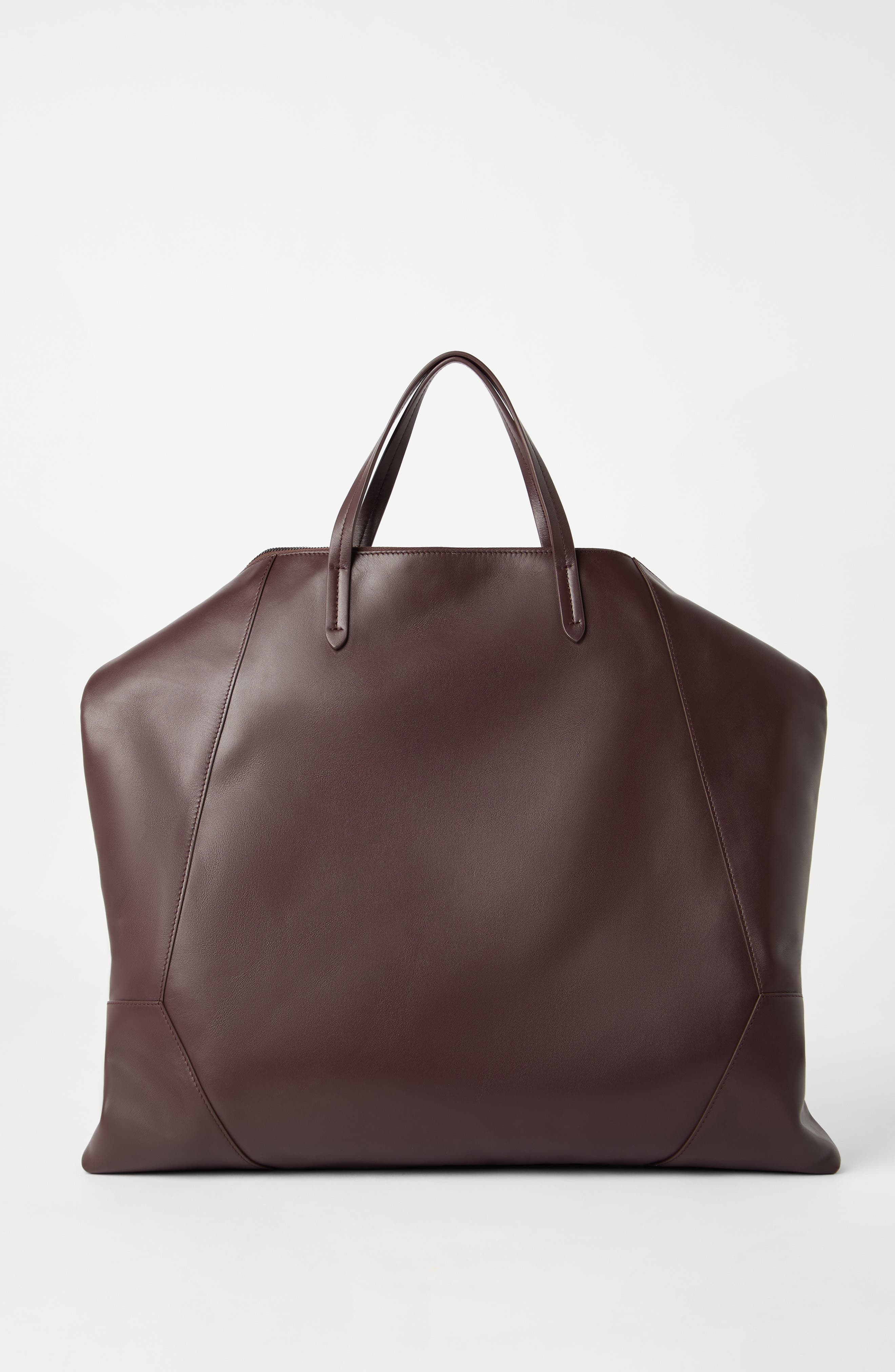 Brunello Cucinelli BC Duo large shopper bag, Alternate, color, Burgundy