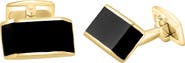 EFFY 14K Gold Plated Sterling Silver Onyx Cuff Links