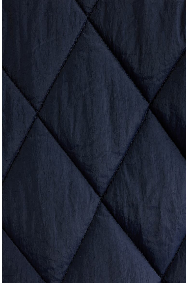 Quilted Crop Jacket, Alternate, color, NAVY