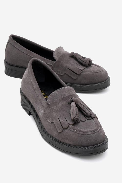 Forever & Always Shoes Milly Leather Tassel Loafer In Multi