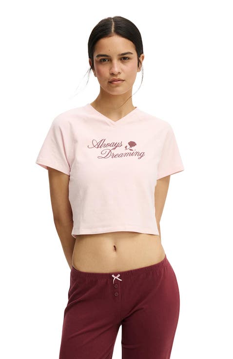 Women's Dreamy Soft V Neck Baby Tee