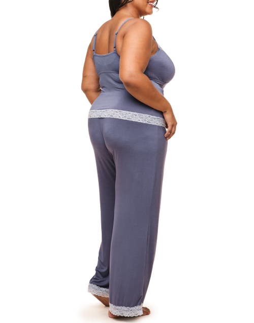 Shop Adore Me Suzanna Pajama Cami And Pants Set In Dark Grey