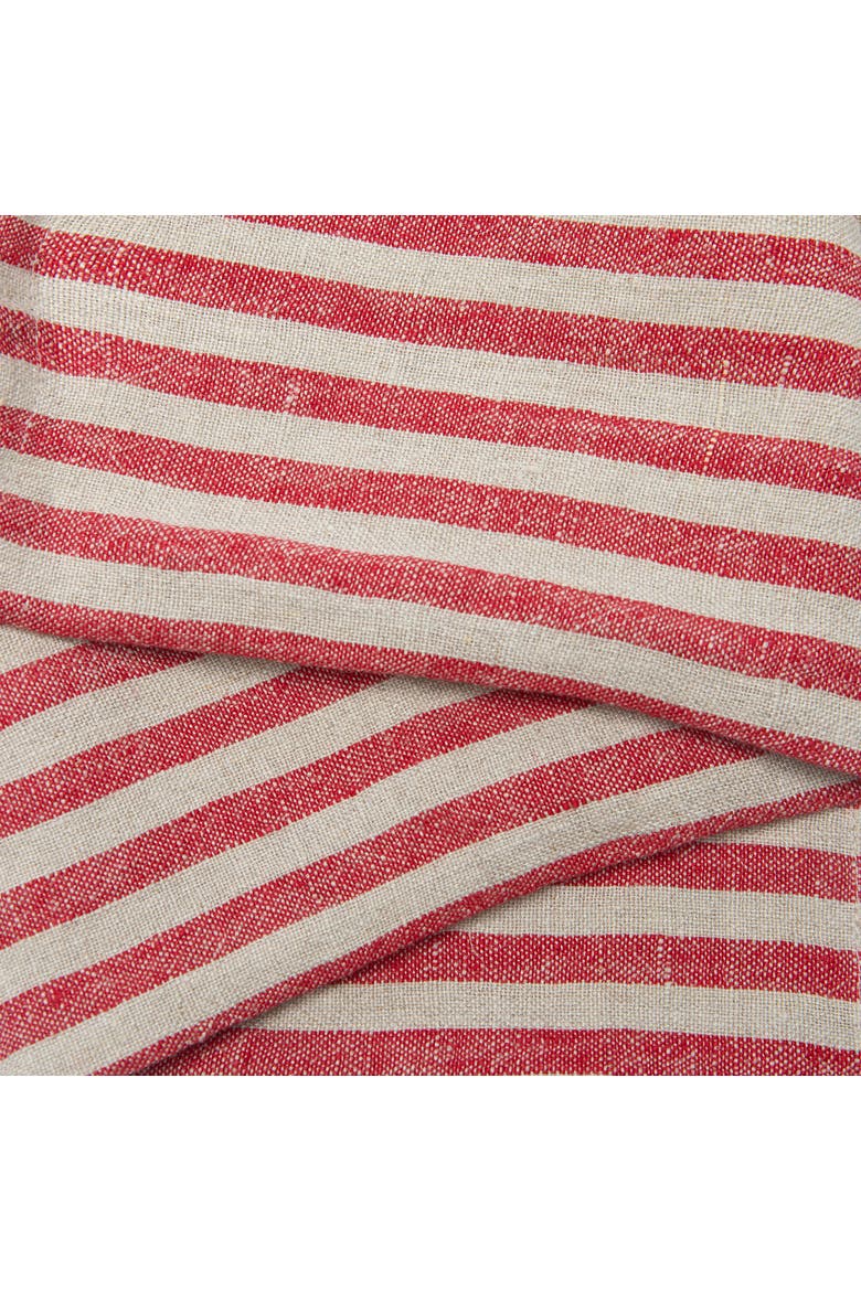 Brittany Napkins - Set of 4, Alternate, color, Natural, Red 20" x 20"