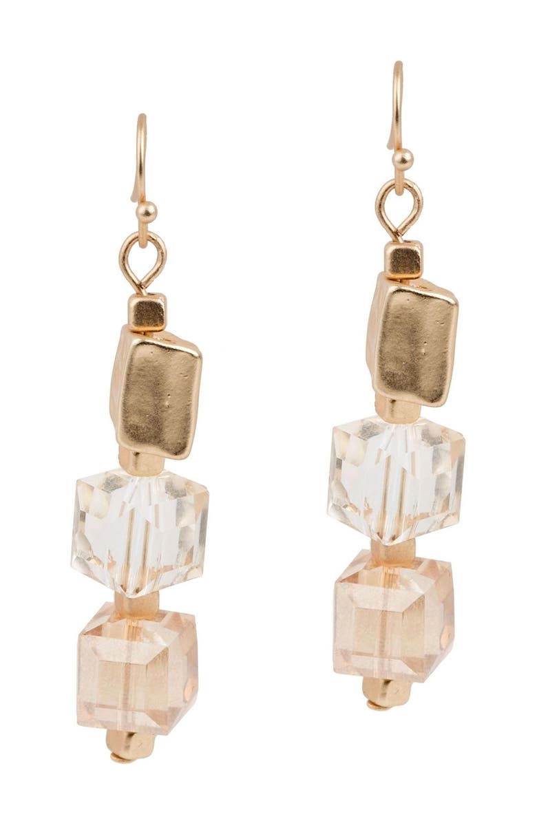 SAACHI Bijou Earrings, Main, color, Champagne