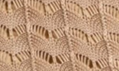 Guess Solano Pointelle Sweater Dress In Brown
