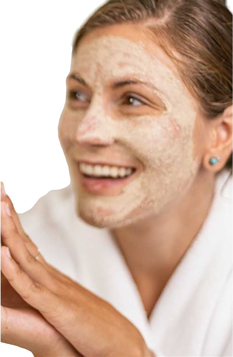 Lizush Natural Clay Facial Mask Exfoliating Mask Glowing Skin Mask, Alternate, color, NO COLOR