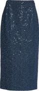 Michael Kors Collection Sequin Embellished Pencil Midi Skirt