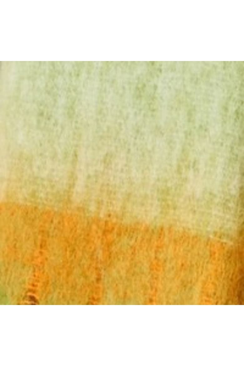 Oversize Brushed Fringe Soft Scarf, Alternate, color, Green