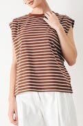 FREEMARKET Striped Sleeveless T-Shirt