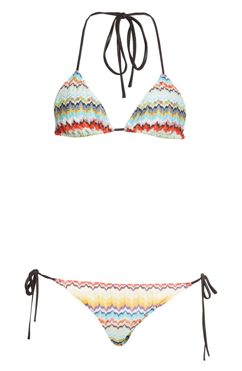 Missoni Zigzag Knit Two-Piece Swimsuit, Alternate, color, 