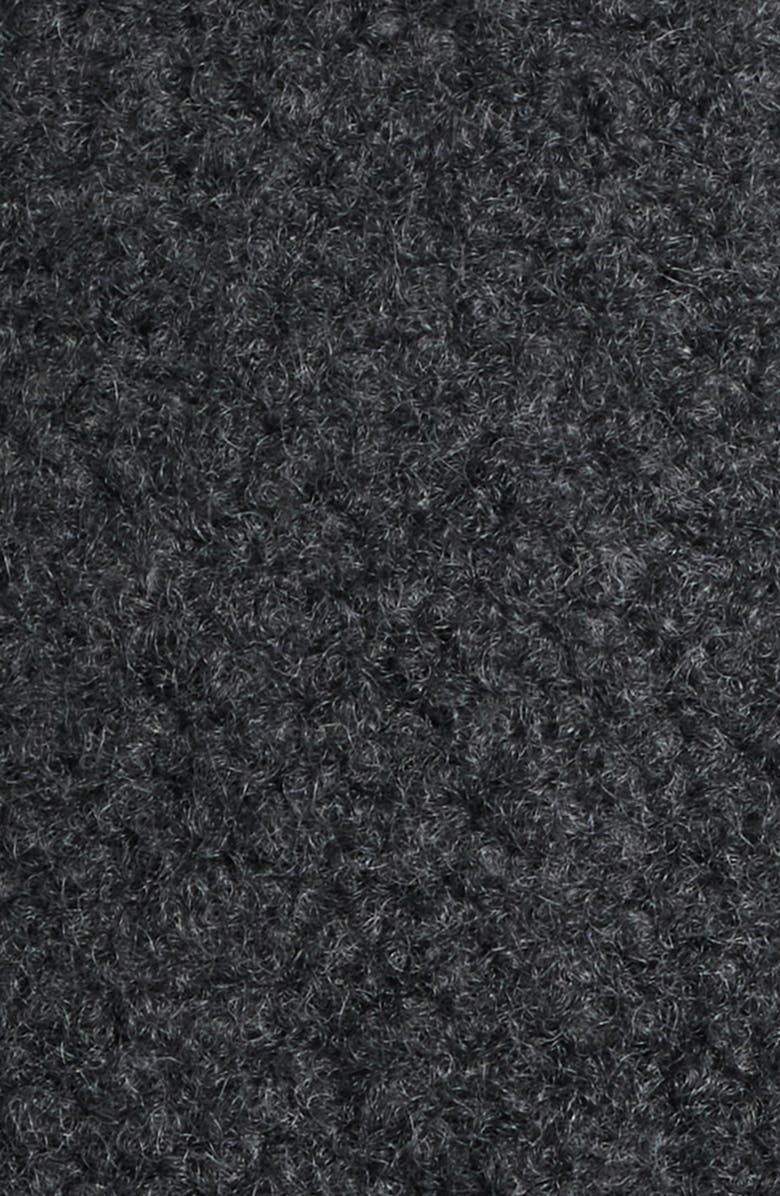 Embroidered Trim Long Scarf Coat