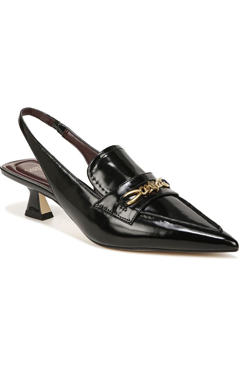 SARTO by Franco Sarto Diva Kitten Heel Pointed Toe Slingback Pump, Main, color,