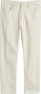AG Everett Slim Straight Leg Cotton & Linen Blend Jeans