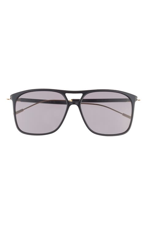 60mm Aviator Sunglasses