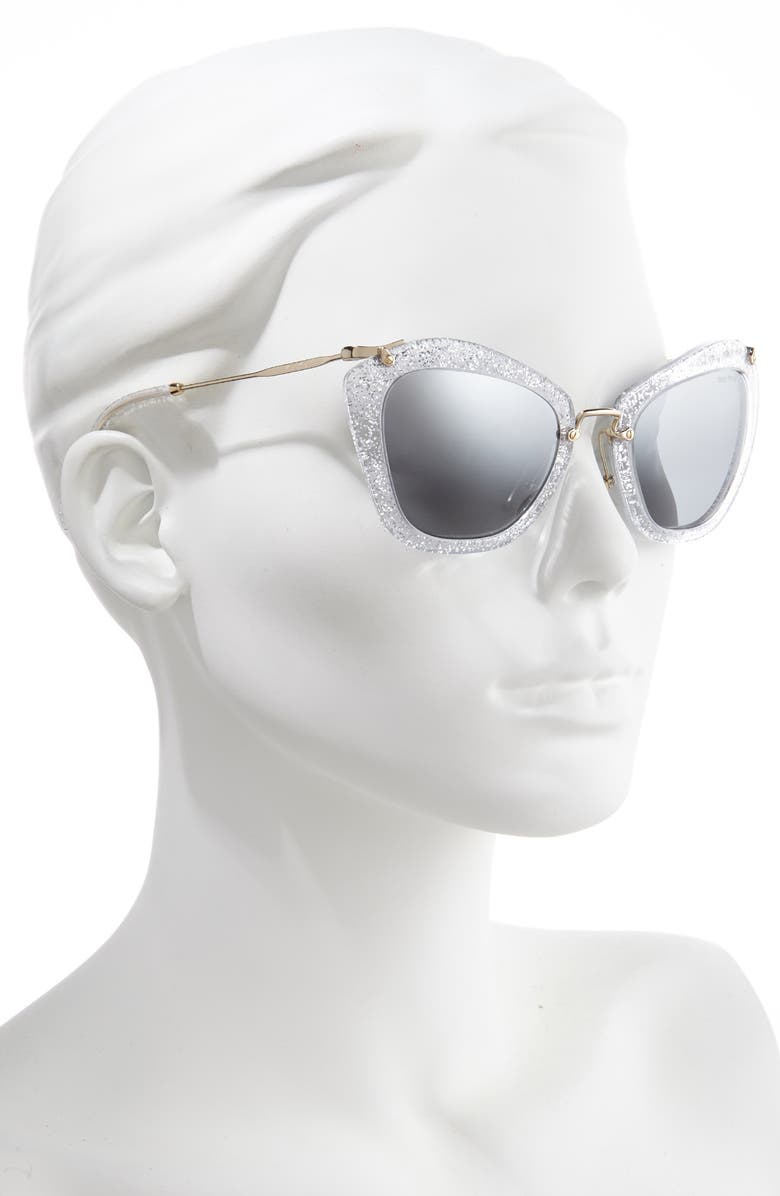 Miu Miu 55mm Sunglasses, Alternate, color,