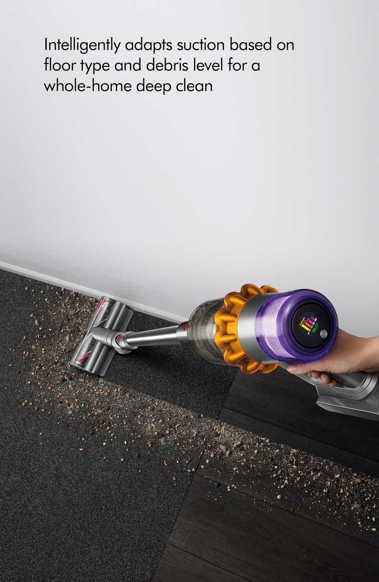 Dyson v15 Detect Vacuum - Yellow/Nickel - Refurbished, Alternate, color, Nickel Multi