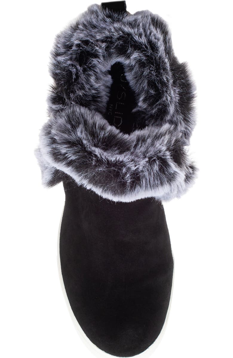 JSlides Faux Fur Lined Bootie, Alternate, color,