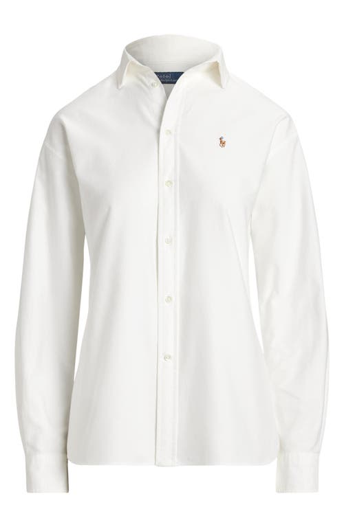 Polo Ralph Lauren The Iconic Relaxed Fit Oxford Button-up Shirt In White