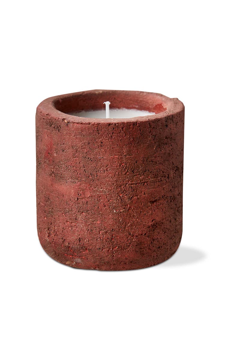 tag Rocca Citronella Candle Cayenne Red Jar Spring Summer, Main, color, Red