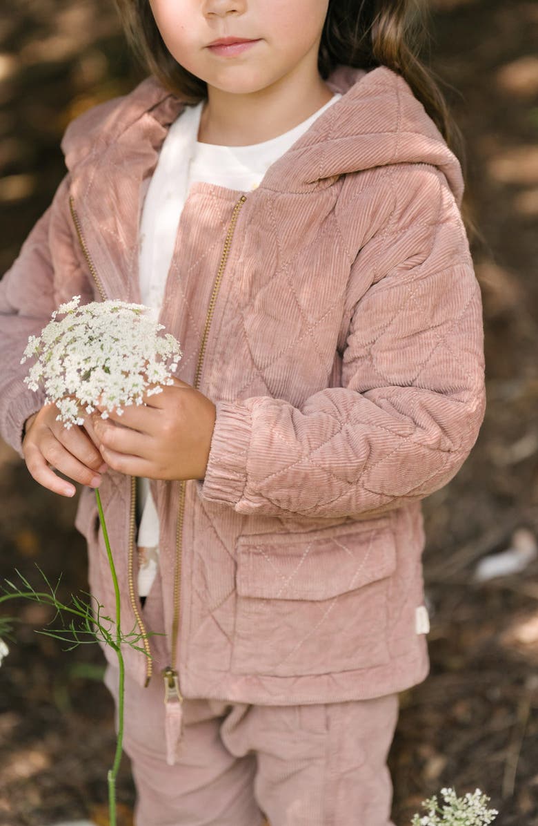 Pehr Quilted Corduroy Jacket, Alternate, color, Thistle