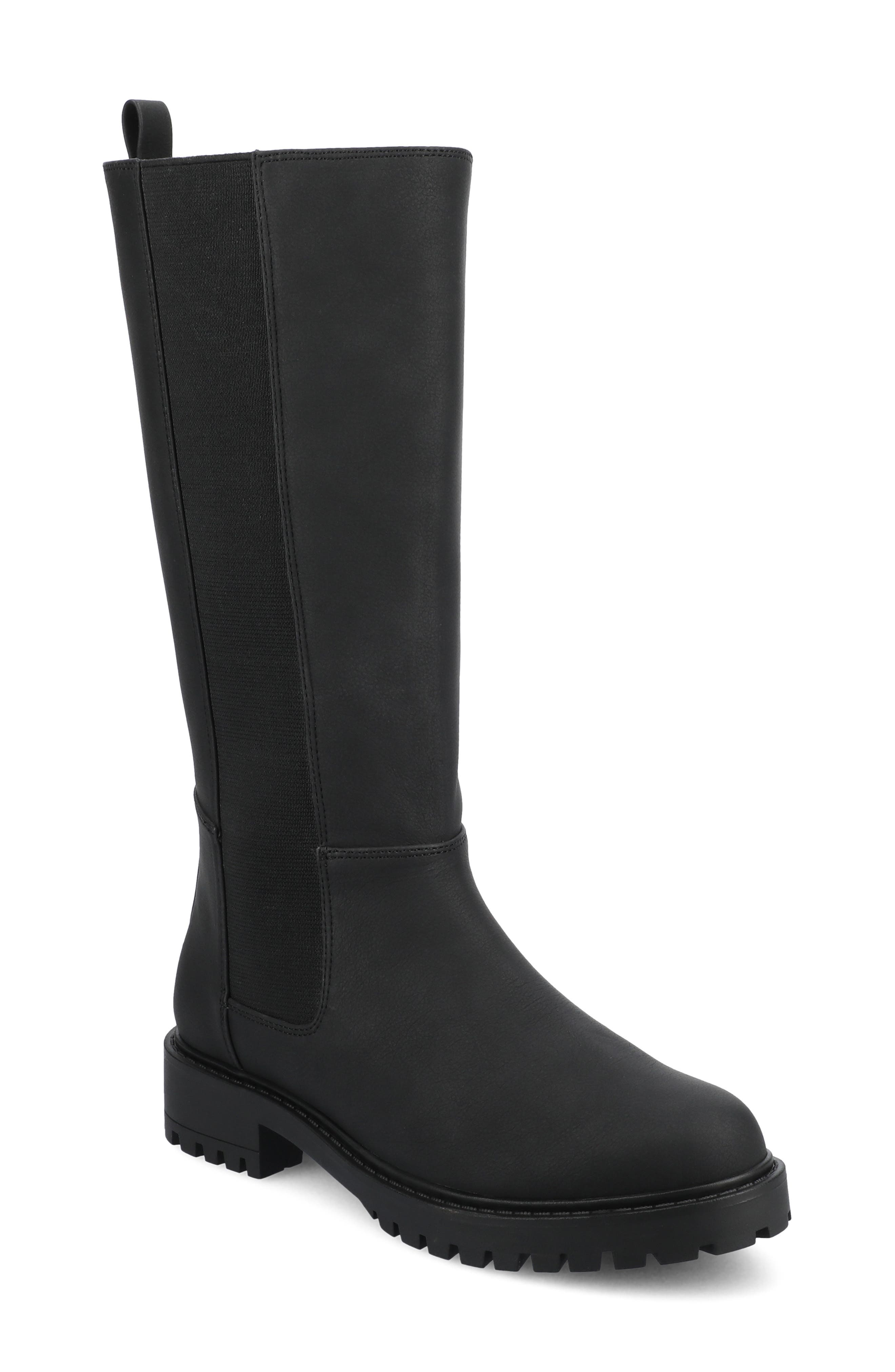 Journee Collection Brandi Knee High Boot, Main, color, Vintage Black